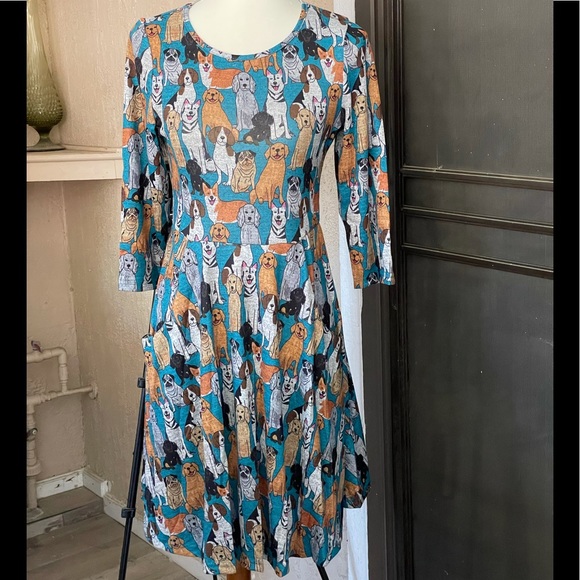 Dog Print Dress - Picture 8 of 8